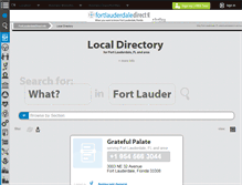 Tablet Screenshot of directory.fortlauderdaledirect.info